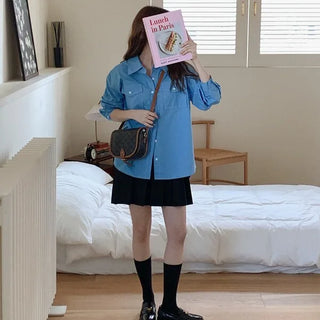 Pocket cotton shirt