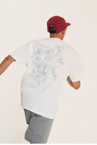 [Monterest] Quick-Dry Reflective Print T-Shirt