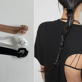 Satin Long Strap Hair Scrunchie