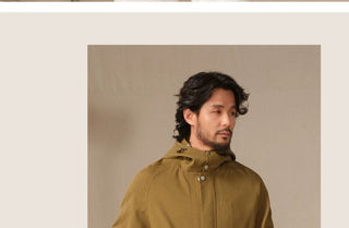 [CULTUM] Water-resistant Waffle Hooded Jacket