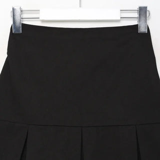 Pleated mini skirt