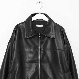 Faux leather jacket
