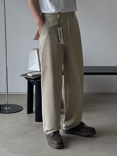 Cohen Standard Fit Half-Elastic Cotton Pants