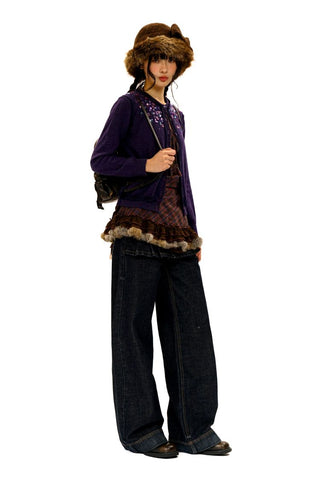 [Moromoro2]Sequin Embellished Cardigan