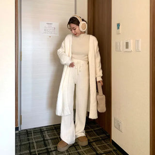 Soft long cardigan