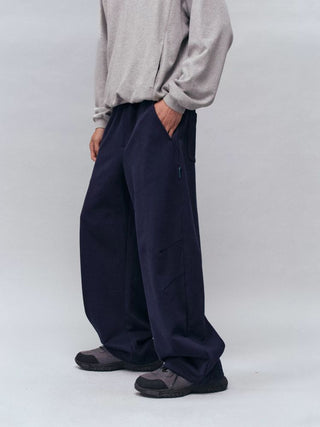 [Monterest] Relaxed Fit Drawstring Knit Sweatpants