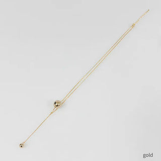 Double Ball Long Necklace