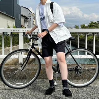 Nylon banding shorts