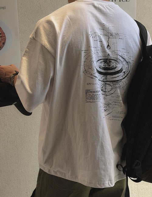 1664 Waterdrop Short Sleeve T-shirt (2 colors)