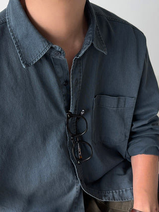 Haze Aging Fade Washed Shirt