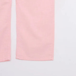 Linen straight pants