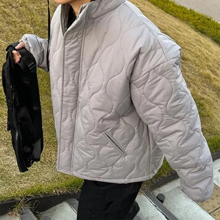 Quilted loose jacket