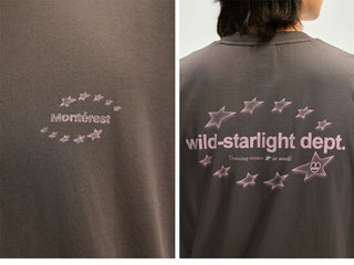 [Monterest] Quick-Dry Star Print Relaxed Fit Tee