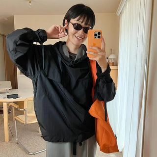 Two-pocket anorak jacket