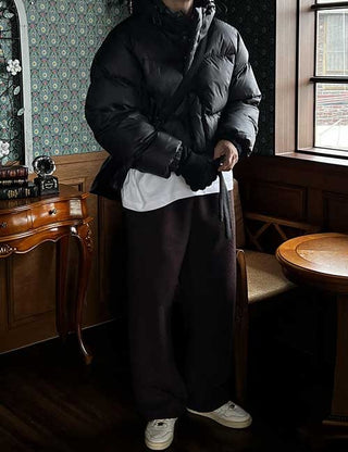 Seongsu-dong Cropped Hooded Padded Jacket (3 colors)
