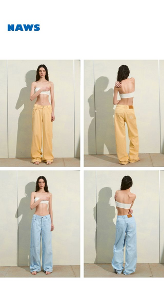 [NOTAWEAR] Cotton Straight Trousers