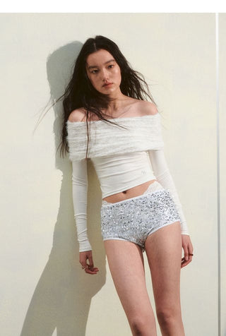 [NOTAWEAR] Lace Off shoulder Top