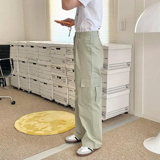 Cargo wide pants