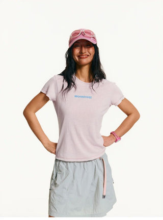 [Monterest] 3A Antibacterial Slim Fit Logo T-Shirt