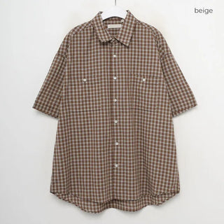 Bold check shirt
