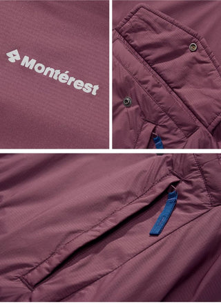 [Monterest] Water-Resistant Stand Collar Padded Jacket