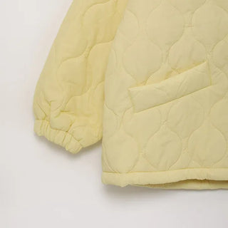 Oversized quilted down jacket