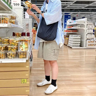 nylon cargo half pants