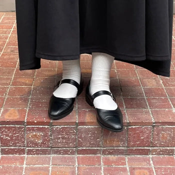 Basic Mary Jane Flat Shoes