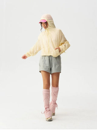 [Monterest] Quick-Dry Mesh Panel Running Shorts