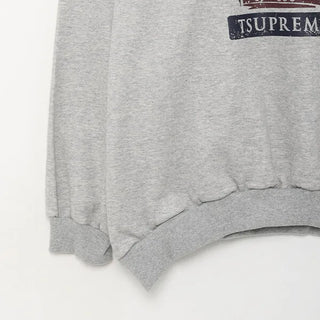 Lettering Print Oversized Sweatshirt