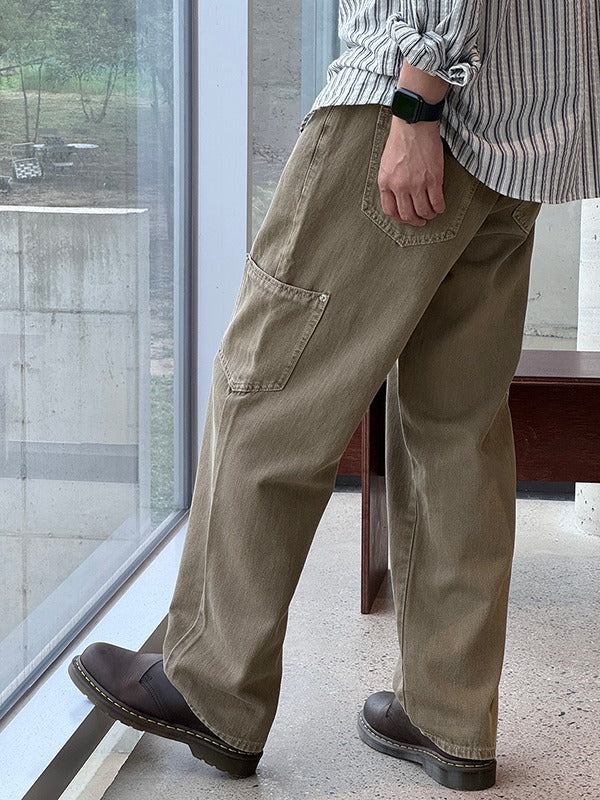 McNeill Dyed Rivet Cargo Denim Pants