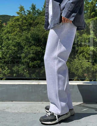 USA Cotton Double-Layered Wide Pants (4 colors)