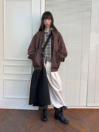 [NeverSeez] Jacquard Voluminous Skirt