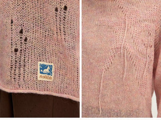[Monterest] Mohair Blend Openwork Starfish Sweater