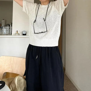 Linen Half Summer Knit
