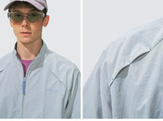 [Monterest] Stand Collar Breathable Zip-Up Jacket