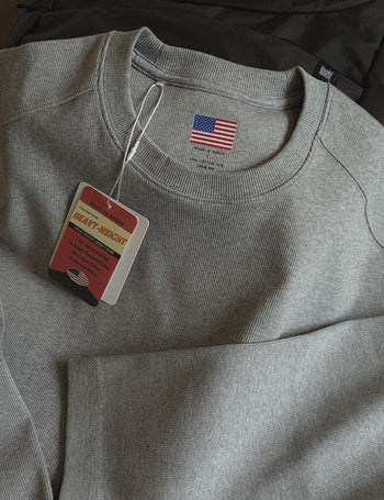 [Premium] USA Semi-Crop Ribbed Long Sleeve Tee (6 colors, M~XL)