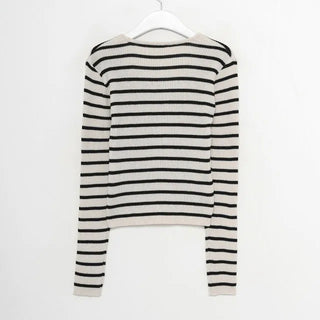 meg stripe ribbed knit