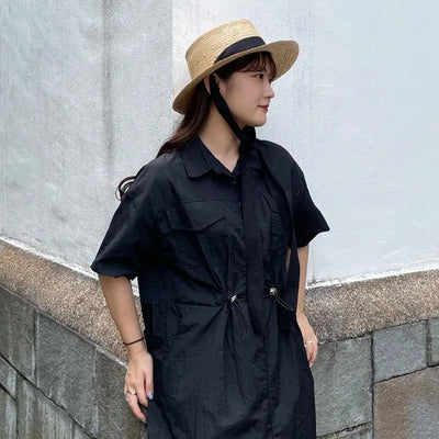 Ribbon boater hat