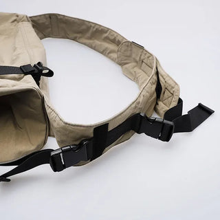 Oversized nylon sling bag