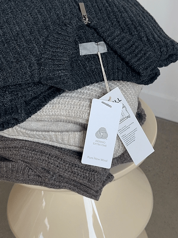 Rite Mawon Knit Zip-up