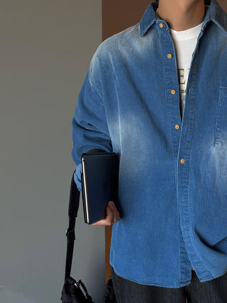 Lisbon Corduroy Washed Outshirt
