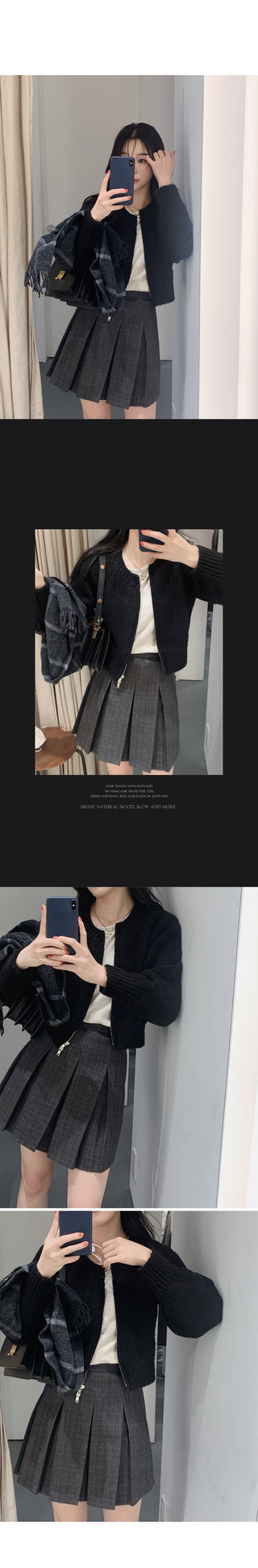 Pleated skirt - 3 sizes