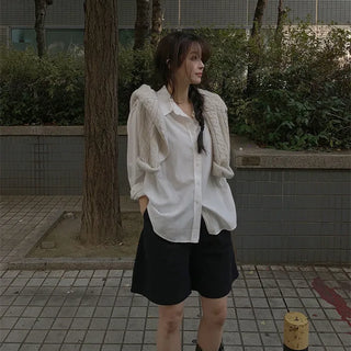Winter Peach Fleece-Lined Half Pants - 3 Sizes