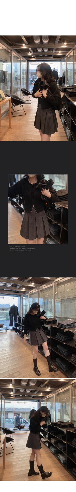 Pleated skirt - 3 sizes
