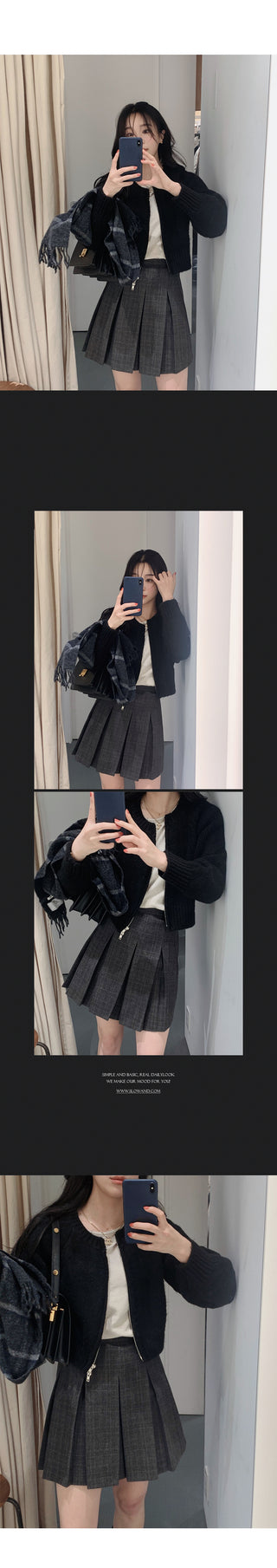 Pleated skirt - 3 sizes