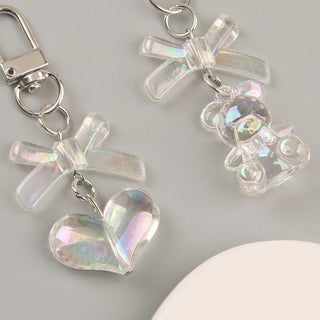 Hearts and bow charm