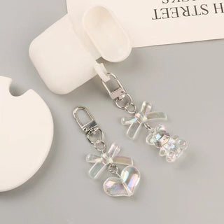 Hearts and bow charm