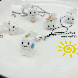 Cute cartoon mini-animal charm