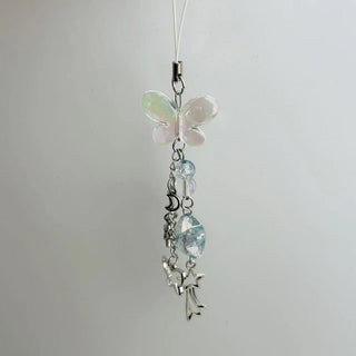 Gradient stars butterfly charm